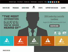Tablet Screenshot of leadershiplouisville.org